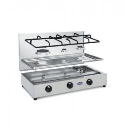 Parker® Fornello A Gas 3F Inox -Brunne Camping fornello a gas inox 300 2