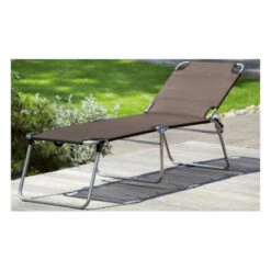 Lettino Amigo H.40 Fiam -Brunne Camping lettino amigo h40 bianco grigio made in italy 2