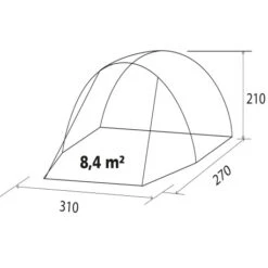 Tenda Brunner Entrada -Brunne Camping tenda entrada 5