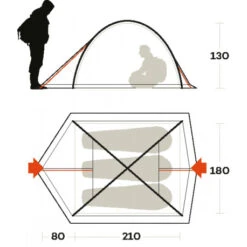 Ferrino Tenda Kalahari 3 -Brunne Camping tenda ferrino kalahari 3 due ingressi areata comoda vacanze mare 3