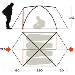 Tenda Ferrino Lhotse 4 -Brunne Camping tenda ferrino lhotse 4 quattro stagioni campo base isolamento termico aereazione comfort robustezza 3