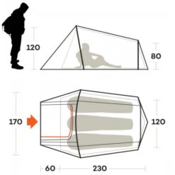 Brunne Camping -Brunne Camping tenda ferrino sling 3 compatta climi miti tre 3 stagioni trail running bicicletta 1