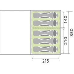 Tenda Brunner Paraiso 5/6 -Brunne Camping tenda paraiso 8